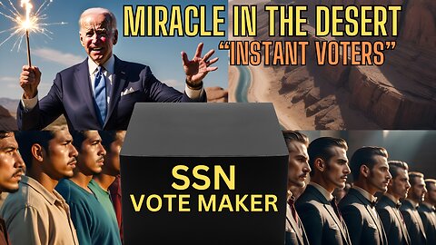 INSTANT VOTERS - The Biden Miracle In The Desert! See The Magical Numbers Appear!