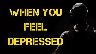 DEALING WITH FEELING DEPRESSED - Andrew Tate (Motivational Speech)
