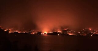 Wild fires rage in British Columbia, Canada