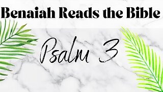 June 3rd - Psalm 3 |Reading of Scripture (NIV)|