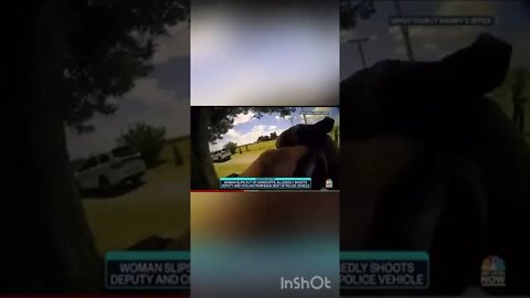 Woman gets access to AR15 and shoots from back of cop car #shorts #ar15