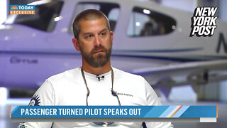 Hero pilot who landed plane talks about the "life and death situation"