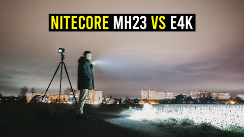 Diese Taschenlampen sollte jeder zu Hause haben! Nitecore E4K vs Nitecore MH23