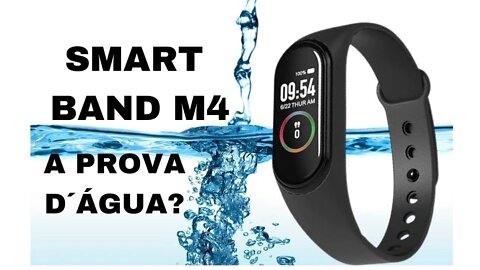 SMART WATCH M4 é resistente à ÁGUA VAMOS fazer um TESTE DE 10 MINUTOS