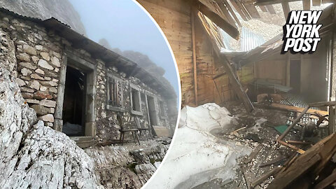 World's loneliest house built into side of remote mountain range has been empty for 100 years