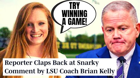 Brian Kelly SLAMMED By Reporter After LSU Loss To Florida State | "Maybe If You Win, I'll Be On Time