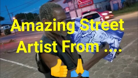 Amazing Street Artist From Suriname... wonder full art. 👍
