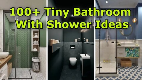 100+ Tiny Bathroom With Shower Ideas | Small Bathroom with Shower Ideas & Design | Small Bathrooms