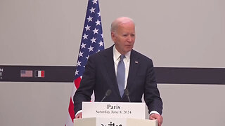 Biden Calls Himself A 'Student Of French History' While In Paris