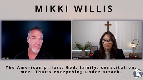 The American pillars: God, family, constitution, men. That's everything under attack.
