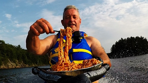 Italian Food Is Much Tastier When You Slurp It On A Wakeboard