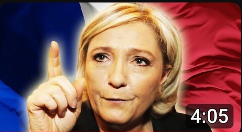 Le Pen blasts political elite in fiery speech.