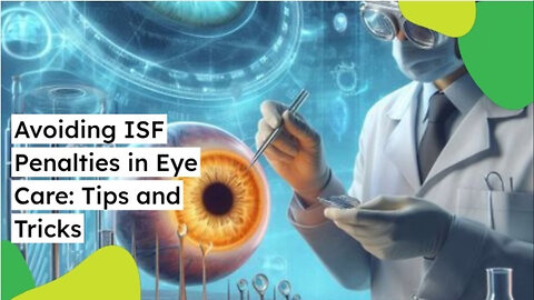 Mastering ISF Compliance: A Guide for Importers of Other Eyes Care Products