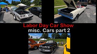 2023 Labor Day Racing Hall of Fame Car Show in Dawsonville GA Mercury and Pontiacs