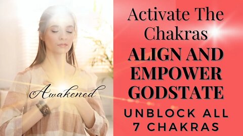 Activate & Awaken all 7 CHAKRAS | MASTER GODSTSATE | Manifest | Guided Meditation