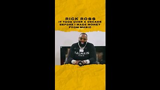 #rickross It took over a decade before I made money from music. 🎥 @iamathlete