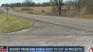 KDOT postpones 24 road projects