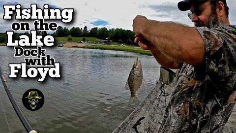 Fishing on the Lake Dock with Floyd