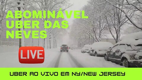 🔴Uber ao vivo depois da tempestade de neve nos Estados Unidos!🗽🇺🇸🇧🇷🔴🚗