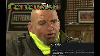 Fetterman Is Not Qualified