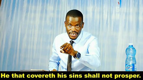 He that covereth his sins shall not prosper | Pastor Paul Weringa