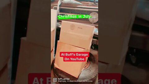Christmas in July at Buff’s Garage! Join the fun! #NoNameNationals #ChristmasinJuly