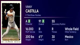How To Create Vinny Castilla MLB The Show 22
