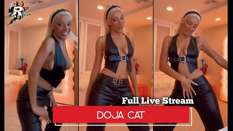 Doja Cat Dancing in leather oufit