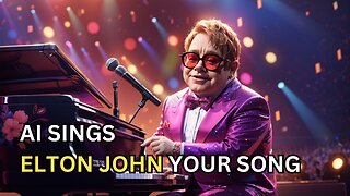 AI Sings Elton John - Your Song | AI Generated