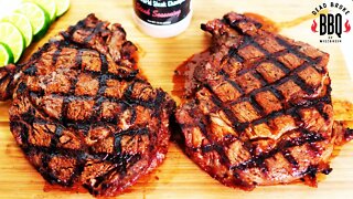 Pellet Grilled Ribeye Steaks Using GrillGrates