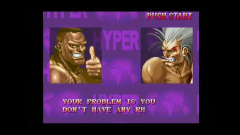 Hyper Street Fighter 2 Nerf AI (PS2) - Dee Jay (Super T/X) - Hardest - No Continues