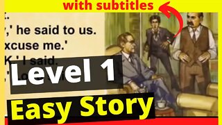 Learn English through story | Graded reader level 1: The Crown/english story with subtitles.