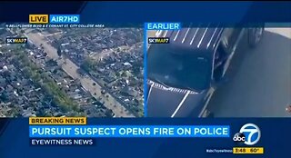 Chaos In LA As Carjacking Suspect Fires At Cops In High Speed Car Chase