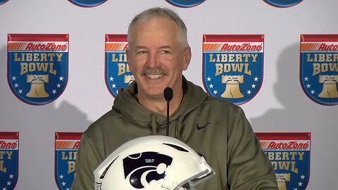 Kansas State Football | Courtney Messingham speaks before AutoZone Liberty Bowl | December 28, 2019