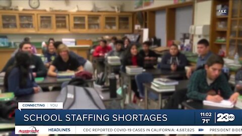 National substitute teacher shortage impacts Kern County schools