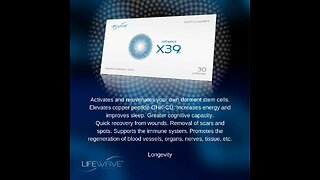LOOK the X39 technology that activates your stem cells