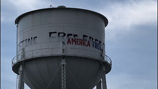 “Patriot Front” Writing Covers “Free Palestine” Writing in Detroit