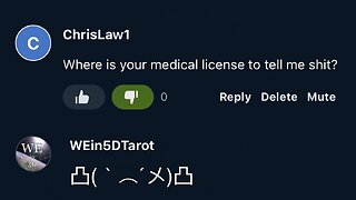 When ChrisLaw1 Asks Where's Your Medical License to Speak Against Covid and Lockdown2.0...