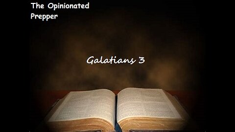 Sabbath lesson from Galatians 3