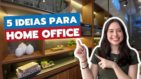 5 IDEIAS para Home Office planejado | 💙 | Inspiração e Dicas de Decoração