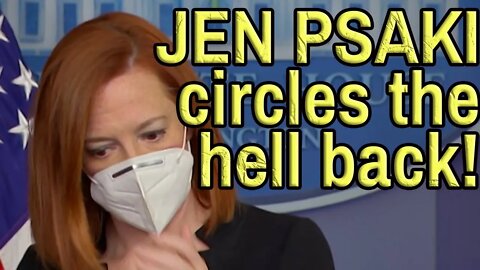 JEN PSAKI CIRCLES BACK ON THE RIGHT WING - Part of Facts & Friends coverage of the Biden White House