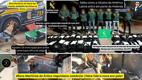 #UE e portos combatem tráf1co de dr0gas: impacto do Equador e ação da GLO no #brasil #PortosEuropeus