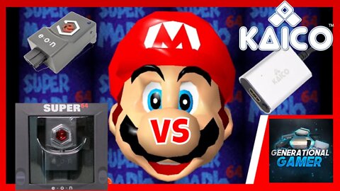 Kaico Labs Nintendo 64 (N64) HDMI Adapter Vs. Eon Super 64 (Featuring Super Mario 64)