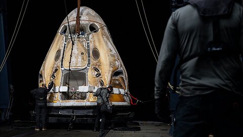 NASA's SpaceX Crew-6 Mission Splashes Down (Official NASA Broadcast)