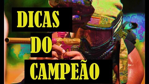 Campeão Paulista exibe equipamento de PAINTBALL