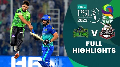 Lahore Qalandars vs Multan Sultan Highlights | PSL 8 1st Qualifier Match Highlights | MS vs LQ Today