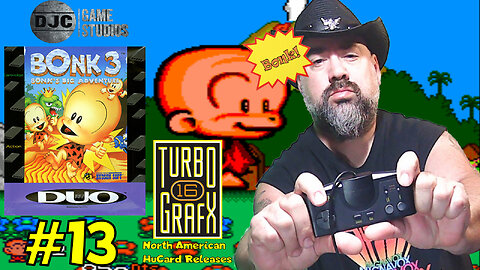 TURBOGRAFX 16 - North American HuCard Releases #13 - "BONK 3 - BONK'S BIG ADVENTURE"