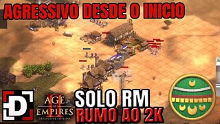 Agressão Asteca no RUMO AO 2k SOLO Age of Empires 2