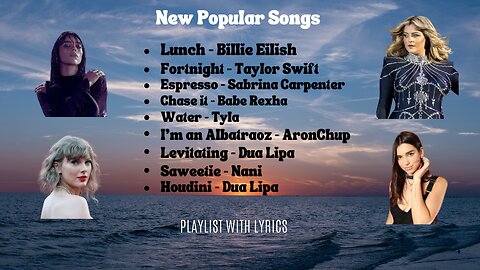 Billie Eilish, Taylor Swift, Sabrina Carpenter, Dua Lipa - Top Hits English songs 2024