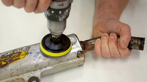 Buff Or Sand Your Parts With A Drill!